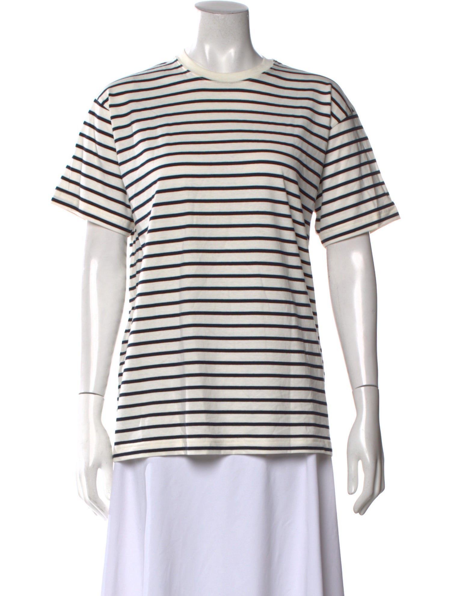 TOTEME Striped Crew Neck T-Shirt
